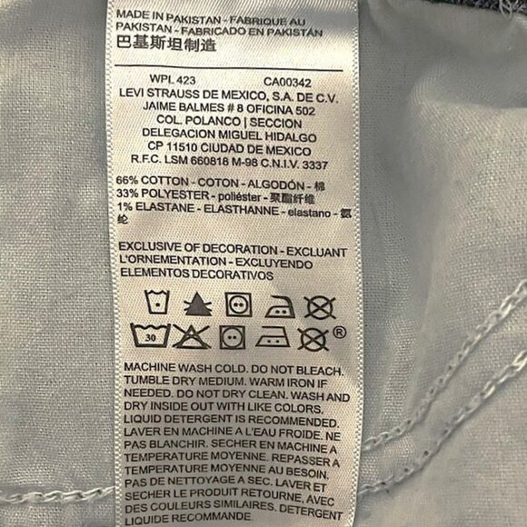 Signature Levi Strauss High Rise Ankle Skinny Jeans 16 W33 | Zipper Hem - Picture 13 of 15